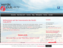 Tablet Screenshot of nordic-club-aktiv.de